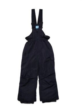 Iceburg Outerwear Infant Black Snow Bib Overalls Adjustable Straps 0-3 Months